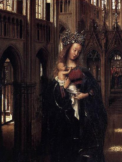 Jan Van Eyck Madonna in the Church Sweden oil painting art